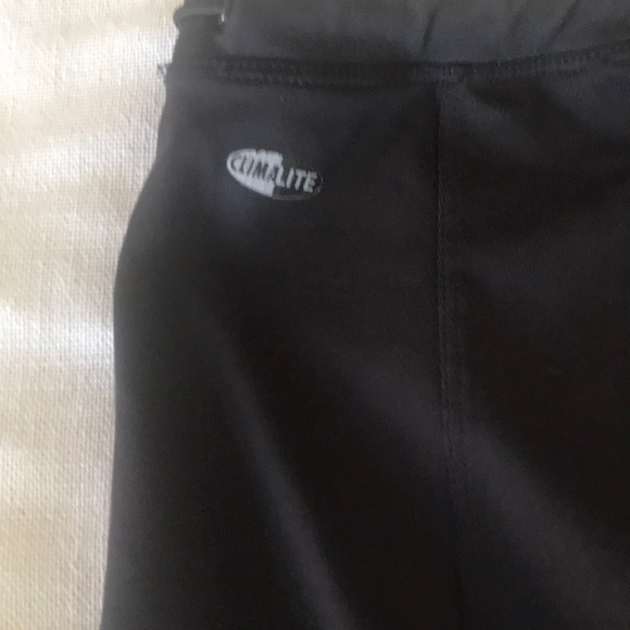 Adidas spandex shorts,front slit,string waist too - Picture 4 of 5